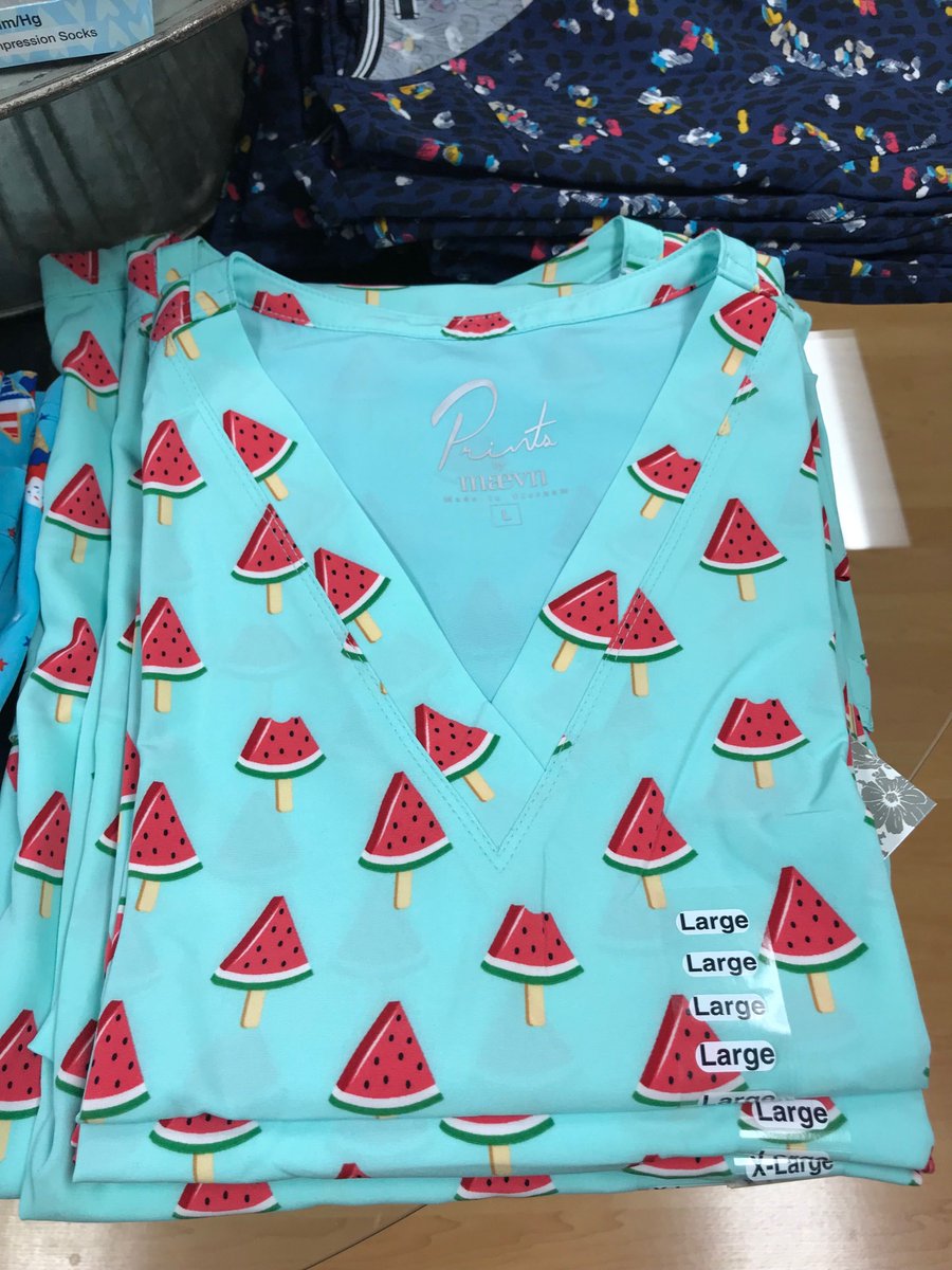 Check out this new adorable summer top from <a href="/MaevnUniforms/">Maevn Uniforms</a>.  The colors are vibrant and if you like watermelon or popsicles, this one is a winner! #MedicalScrubs #Watermelon #Popsicles #Summer #Maevn