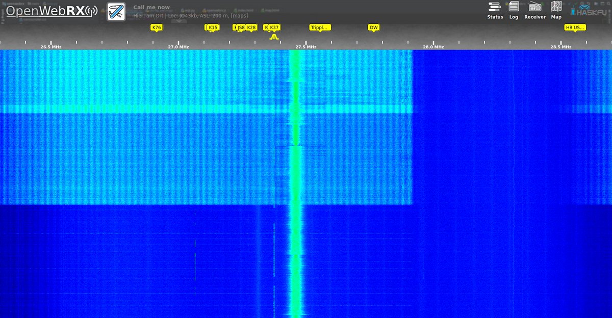 Ist das PLC???

#CBFunk #CBRadio #SWL #Amateurfunk #11m #HamRadio #ShortwaveListening #WTF