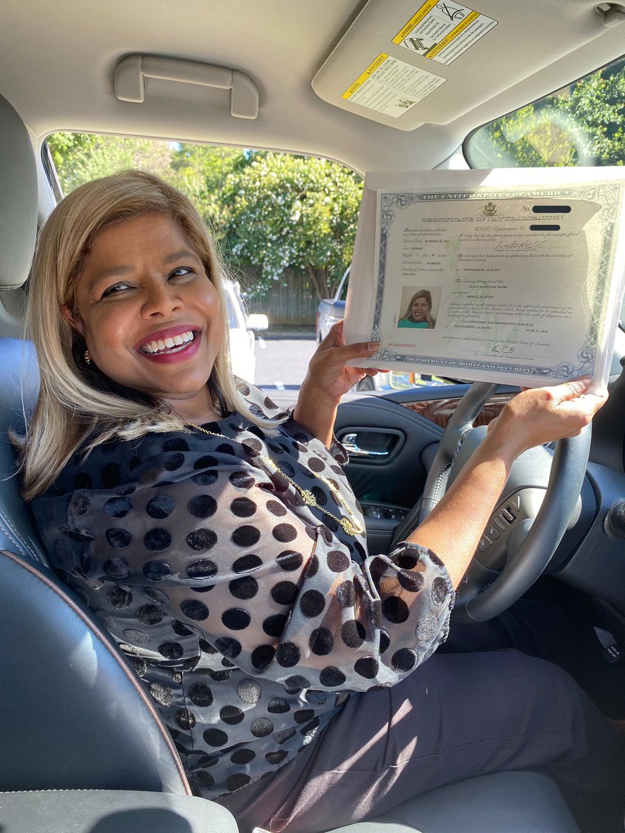 I forgot to brag on her yesterday, but my mom is officially a US CITIZEN !!!! 🥺🥳!!!