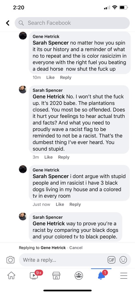 SarahTakesEarth's tweet photo. He blocked me so I could get a pic of his face. But please help me take out this racist trash.  #BlackTwitter https://t.co/bYqXpDEFhs