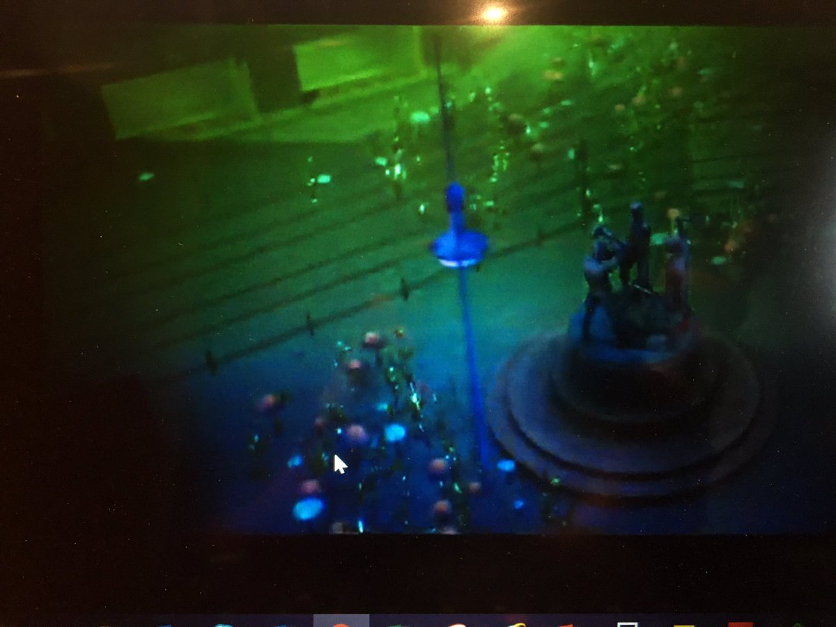 Pirpelli's tweet photo. I am attending @cyberalma’s gig from my house via https://t.co/uJ48LAgA56 as a blue cactus -avatar! Pretty amazing visuals! #cyberalma #helsinkipaiva @pmercords #digitaldiplomacy https://t.co/56YD2b4Ny6