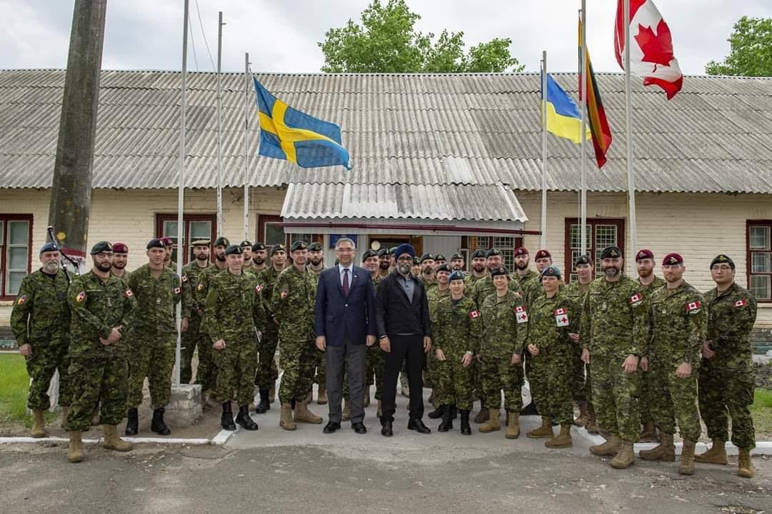 HarjitSajjan's tweet photo. Today @NATO welcomes Ukraine as an Enhanced Opportunities Partner. Canada has always stood by our Ukrainian friends and partners. The @CanadianForces continue to work with them to strengthen their security in the face of Russian aggression. https://t.co/C0Ln2SjydK
