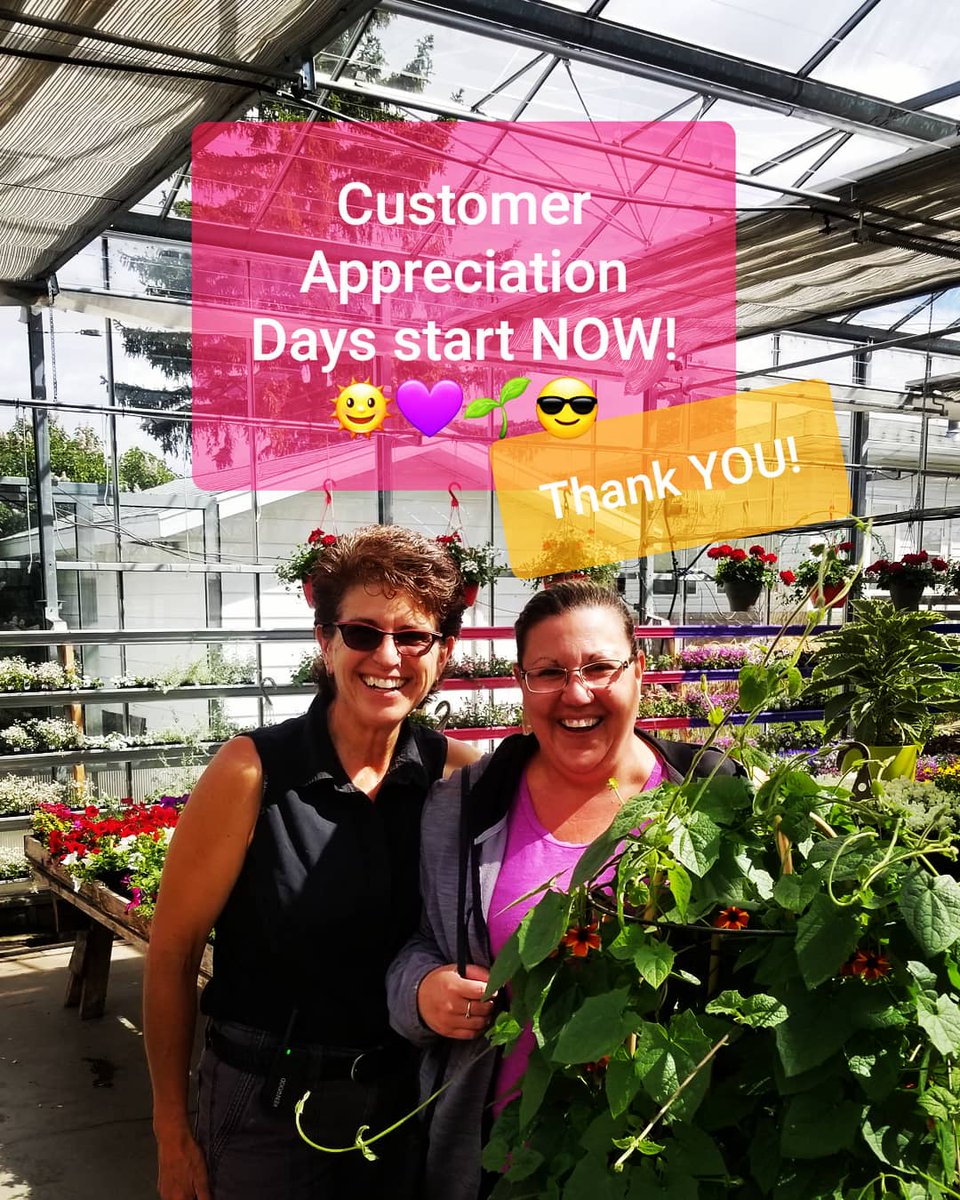 ThielsGH's tweet photo. TODAY🌱💜 Great deals start NOW! We're grateful for such a fabulous spring #CustomerAppreciation Need a replacement tomato? On SALE. Veggie planters for that BBQ? On SALE. Plus select herbs and veggies starters are now BOGO #garden #veggies @goeastofedmonton https://t.co/e0lZkaAJVv