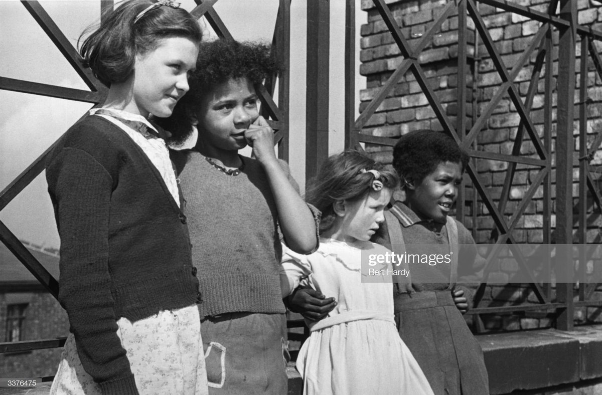 No one is born racist!.Children at Windsor Street County School in Liverpool, 1949. Photo by Bert Hardy