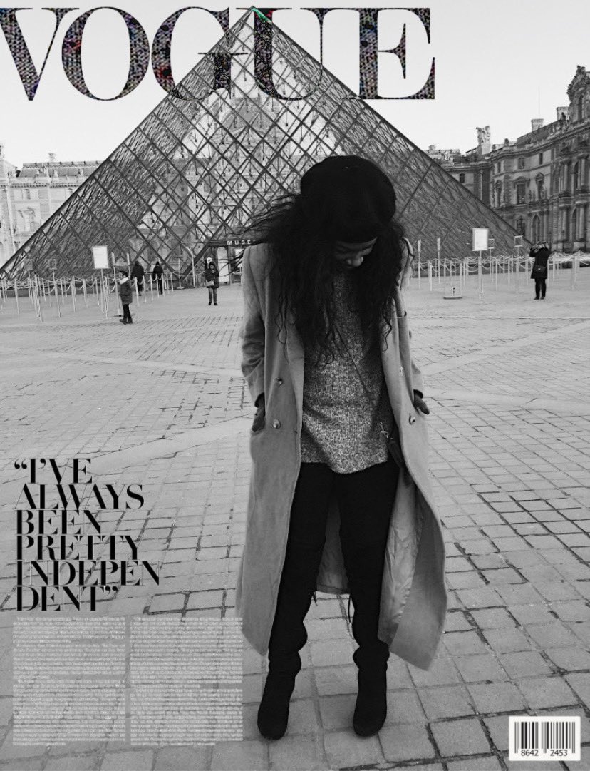destinyday247's tweet photo. Is she edgy? Yes 
Is she bold? Yes
Is she sweet? Absolutely 🖤
I’m a black content creater, global advocate,law student &amp; entrepreneur. Showcasing to other black women that their goals &amp; dreams are tangible has always been my inspiration.
#VogueChallenge #VOGUE #Diversity https://t.co/LhbgJaOn3j