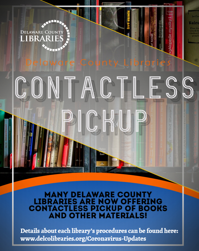 After months of library buildings being closed as a result of COVID-19, many Delco libraries are now offering contactless pickup of books and other materials. More info here: delcopa.gov/publicrelation…