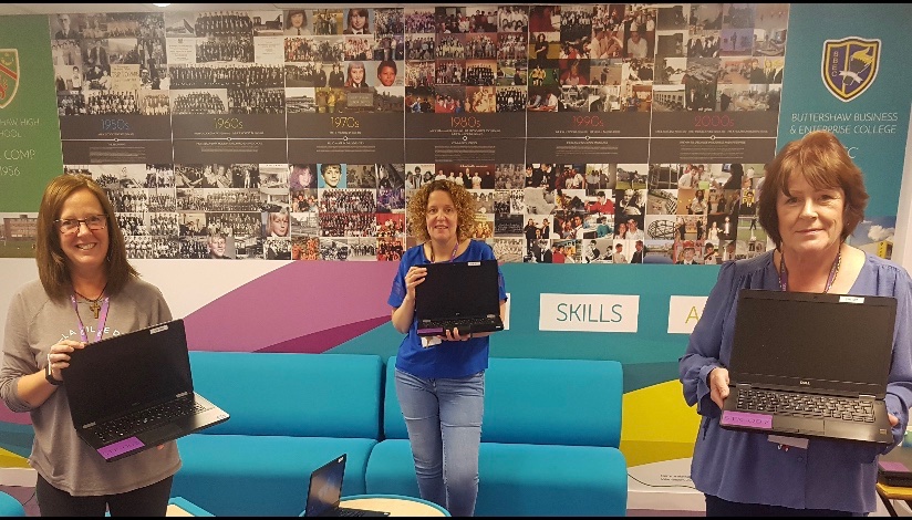 We have handed out 15 laptops this week to a number of very deserving @bbec1 students. Thank you so much once again to <a href="/NP_Partnership/">The Northern Powerhouse Partnership</a> and @netcompany_uk for your support. This laptop will seriously help our students to complete their online learning! <a href="/WeAreBDAT/">BDAT</a>