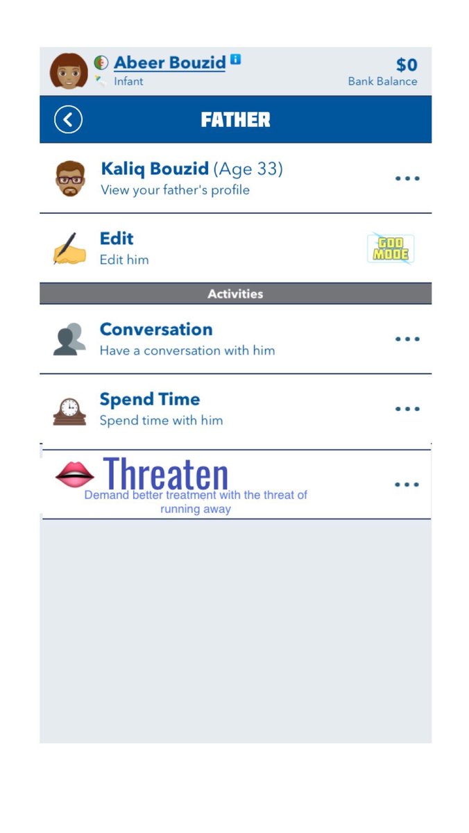 concept_making's tweet photo. 🧑🦰WELCOME TO THE CHILD EXPANSION!🧑🦰
We had been working on a few thing with the account, be on a lookout for more higher quality concepts! next one is a surprise!
ENJOY
#concepts #bitlife #bitlifeupdate https://t.co/SaucW7vaAC