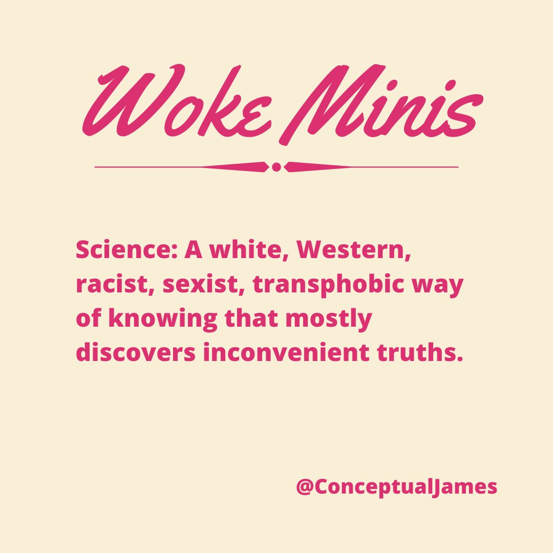  #WokeMinis  #Science  #ShutDownSTEM