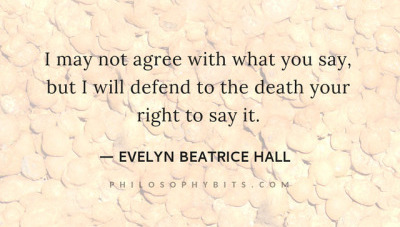 I feel like there is too little of this in the world today.