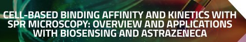 BiosensingIns's tweet image. Coming soon! Live webinar with AstraZeneca Sweden.. use of SPRm 200 for their GPCR studies! 
#sprm200 #biophysics #surfaceplasmon