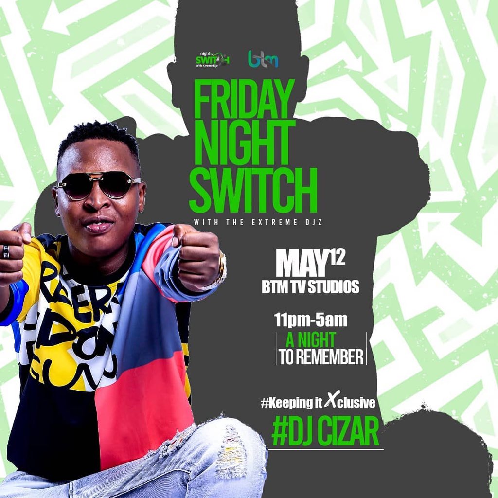 ArihoEd's tweet photo. Our team is ready to mashup your night on #BTMNightSwitch๐ฅ
Tune in from 11pm till late...๐๐๐๐ @DjCiza @kemishan @Twilight https://t.co/uD4KQVlaxK