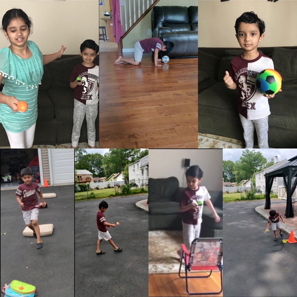mehendricks6's tweet photo. Preschool Virtual Field Day! #eggrelay #washclothrelay #obstaclecourse #thecrawl #tossgame #learnwithpthsd @LakeHiElem https://t.co/4B54dQKmM4
