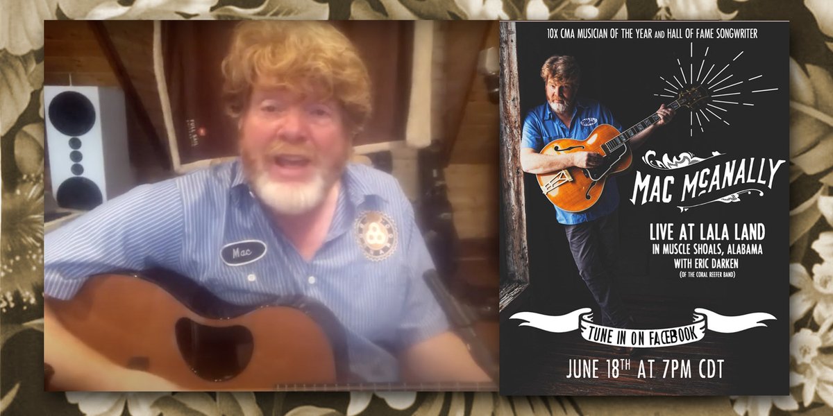 JDSpradlin's tweet photo. Have you seen the @MacMcAnally video to #OnceInALifetime?
This is a solo performance from a Virtual Concert last month.
Mac has another @FaceBook Show w/ fellow #CoralReefer #EricDarken on June 18th.
@RadioMville
Video: https://t.co/HKT9oUluvm
Cheers & Fins Up!!
~~~/)~~\o/~~(\~~~ https://t.co/l38ENt6dMt