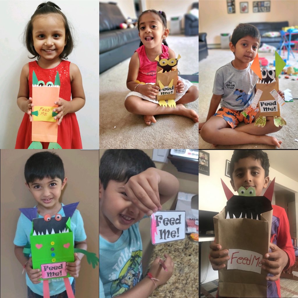 mehendricks6's tweet photo. Preschool has been busy learning about recycling♻️these past couple of weeks.  #monstertabletopgarbagebags #bottlecapprintedhyacinths #newspaperrobots #learnwithpthsd @LakeHiElem https://t.co/iQmmd0wZRP