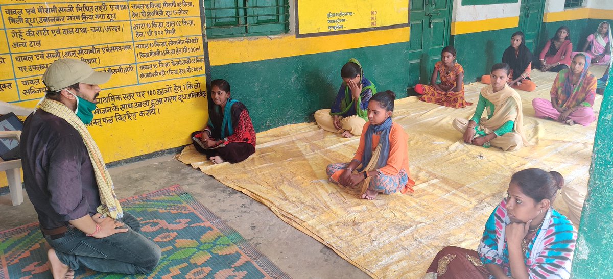 shaileshshu1's tweet photo. Today we conducted MHM Training in Mirzapur district to help the adolescent girls to understand the menstrual management and how to make cotton sanitary pads during this COVID-19 pandemic and keep them safe.
@WSSCCouncil
@vinodmishra2810
@TRUPTIASHTANKAR
#MHMtraining https://t.co/W49tPNZ4mt