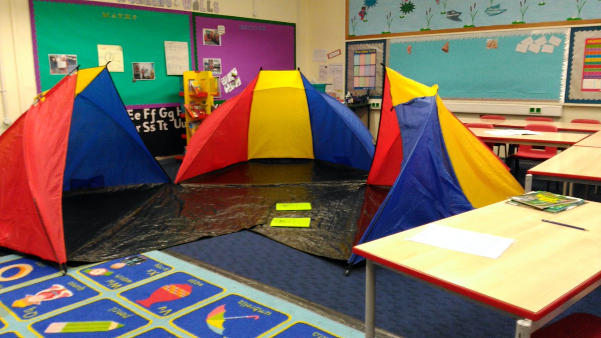 #Throwback to academic year 2017 2018 when my classroom turned into a tent village. It didn't matter where the children worked as long as they were working #freedom #childinitiated #barefoot #learning #LegendsOfTomorrow