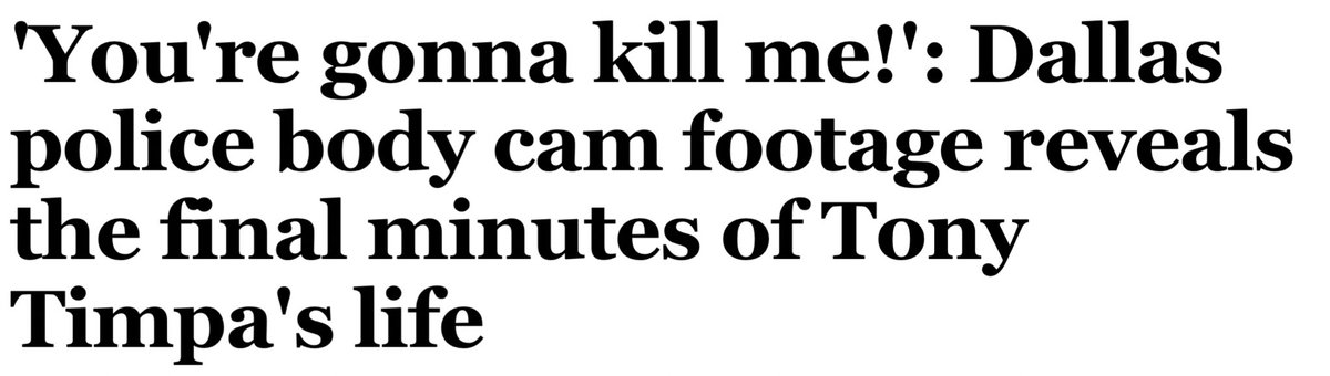 “Why don’t you care about the white ppl killed by cops. Talk about Tony Timpa”, says disingenuous white people that think we don’t care about white ppl. Let’s talk about this white victim b/c the details of this case reveal some issues they don’t want to discuss.Thread 1/11