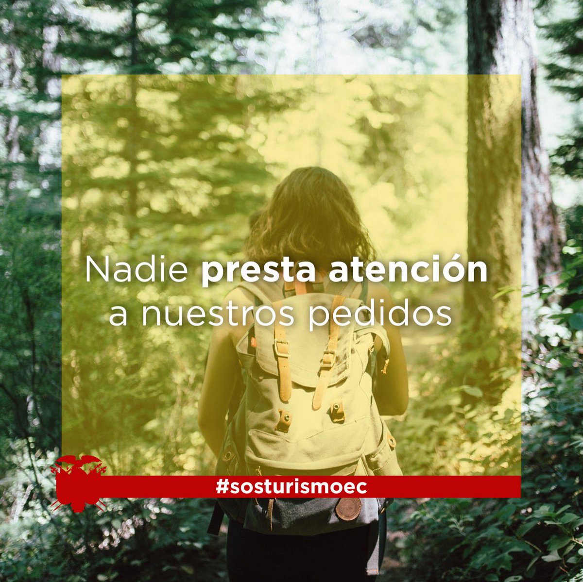 Nadie presta atención a nuestros pedidos!!! 👎🏽 #sosturismoec <a href="/andrespaezec/">Andrés Páez</a> <a href="/LaPosta_Ecu/">La Posta</a> @minturnorte <a href="/analialedesmaec/">Analía Ledesma García</a> <a href="/babadmerchan/">Bernardo Abad 🇪🇨</a> <a href="/LuisRoblesRC5/">Luis Robles Concejal DMQ</a> <a href="/OrlandoNunezA/">Orlando Nuñez</a> <a href="/LoroHomero/">Jorge Yunda Machado</a> <a href="/santiguarderas/">Santiago Guarderas</a> <a href="/AndreObiol/">andre obiol</a> <a href="/HMunetonZ/">Ing.Ind Holbach Muñetón Zaporta. Mgs.</a> <a href="/capirgarcia/">Raul Garcia</a> <a href="/CAPTURPICHINCHA/">CAPTUR Pichincha</a> <a href="/ailopezv/">ivan lopez villalba</a>