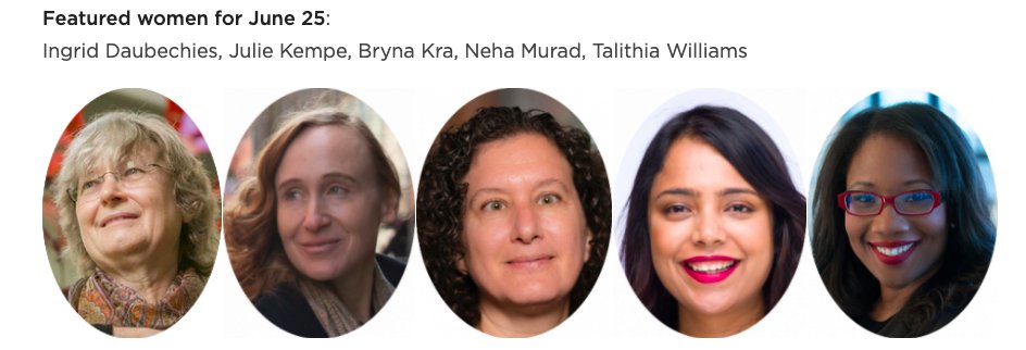It’s a girls world! Tonight @ 6:30pm EDT join a diverse group of #womeninmathematics as they share their personal career journeys &amp; answer your questions. Hear from real women with real stories about what it’s like to have a math-focused career! Register @ nolimit.momath.org