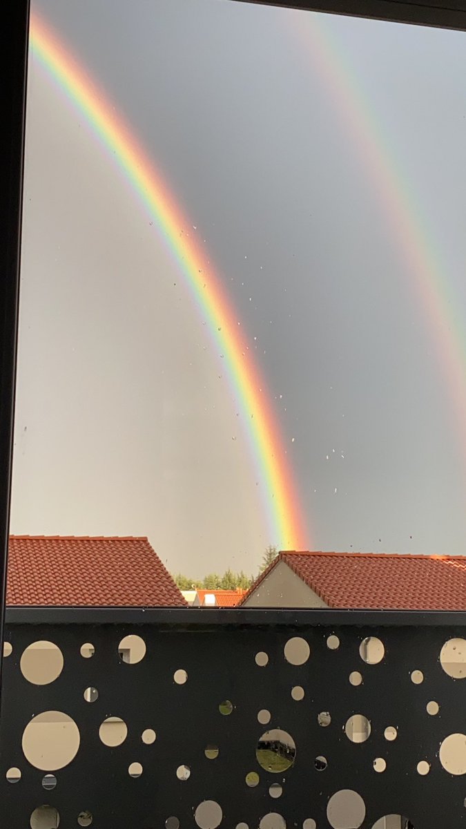 KatGrahamFrance's tweet photo. What I’m seeing from the couch right now 🌈 https://t.co/OxNKs77B3G