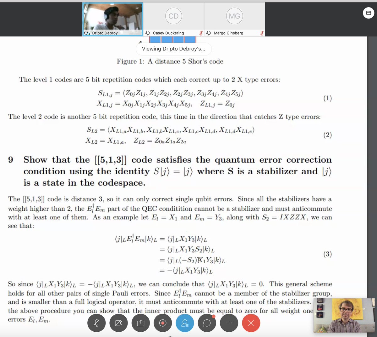 kenbrownquantum's tweet photo. Last #SummerSTAQ session was on Quantum Error Correction with me and @DriptoDebroy fielding questions. Expect the notes to be made widely available next week. An announcement will be made here and at https://t.co/QGJcGzE8hV #DukeQuantum https://t.co/J1lG944MAF