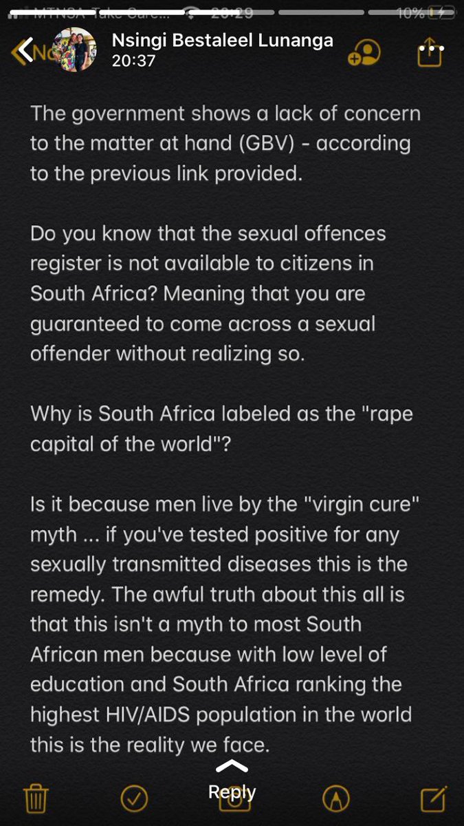 Bestaleelunanga's tweet photo. Don't be silenced
#GBV
#EnoughIsEnough
#WOMENISPOWER https://t.co/N4J0bUYRli