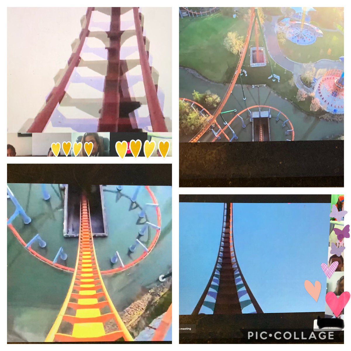 ClassCommons's tweet photo. Today was Fun Friday and we went on a virtual field trip to Canada’s Wonderland together on Google Meet!  #rollercoasters #nolineups https://t.co/lH2LP0RuRY