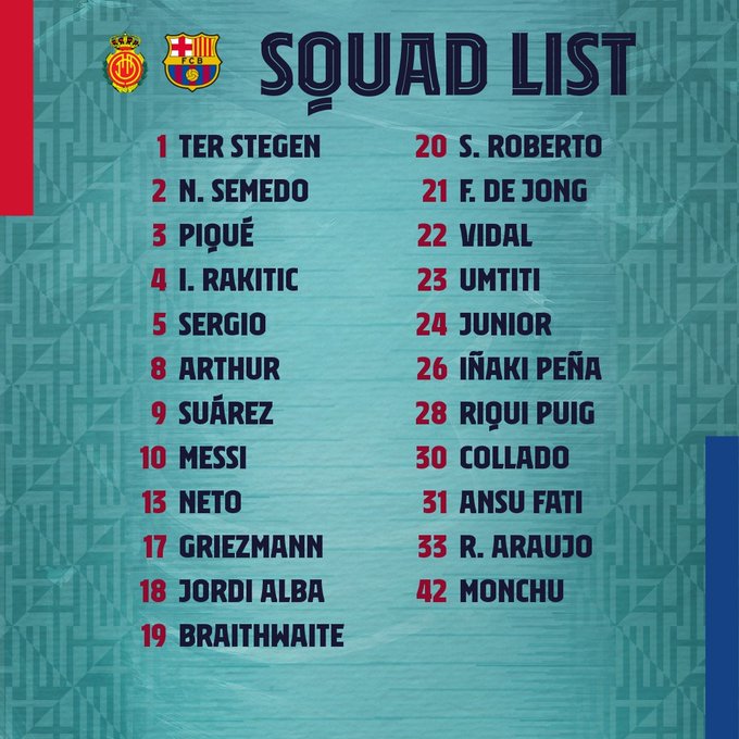 Squad list
