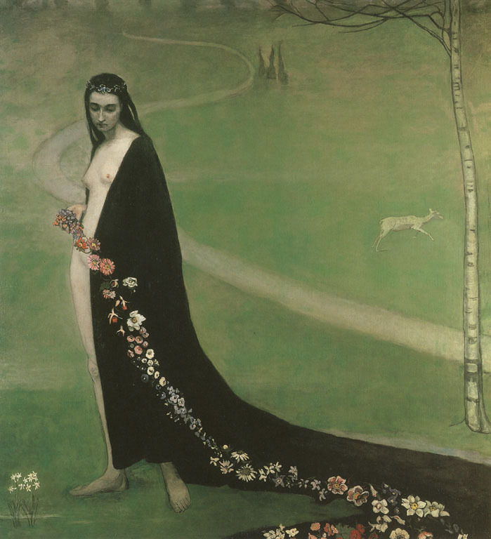 Femme Avec Des Fleurs, 1912, Romaine Brooks