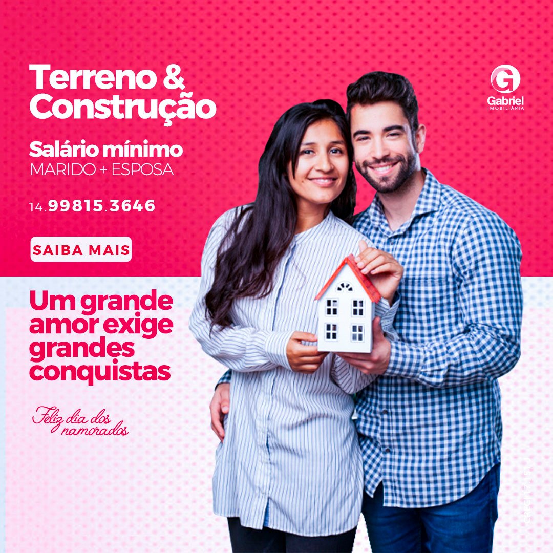 curtirgabriel's tweet photo. Imobiliária Gabriel deseja a todos os casais um Feliz dia dos Namorados.🥰💙❤️
.
Um grande amor exige grandes conquistas. 🏠
.
Terreno &amp; Construção, com a junção do salário da Esposa e do Marido, vocês podem construir a casa dos sonhos.😱😱🚀 https://t.co/PQQ5RdHNiG