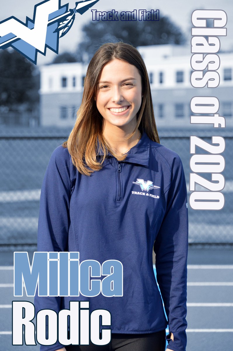 Senior Spotlight: Milica Rodic Spring Track and Field. Milica is a 4 year varsity starter and school record holder in the Long Jump and Triple Jump. Milica is also our 2020 Passaic County Scholar Athlete with 10 Varsity letters, 1st Team All-County in 3 sports, and a 3.63GPA!