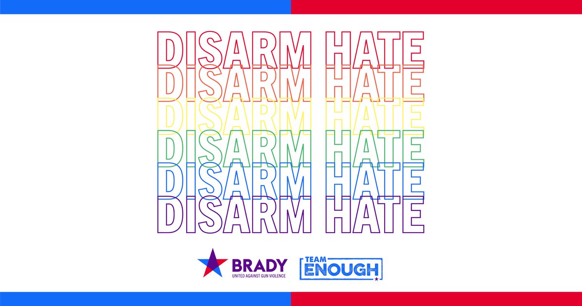 NJ_Brady's tweet image. We stand with Orlando, the survivors, and the loved ones of the 49 lives that were ended by hate and gun violence 4 years ago today. #DisarmHate #PulseShooting @bradybuzz