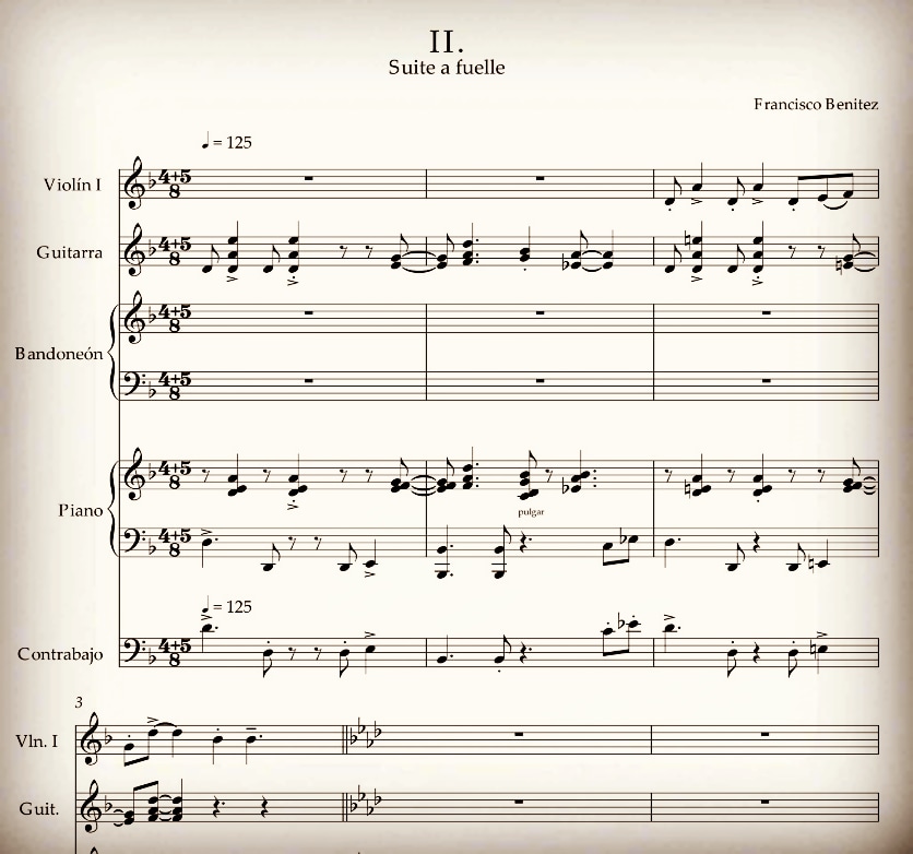 picara_tango's tweet photo. 🇪🇸 Aprovechamos esta cuarentena para empezar a trabajar esta desafiante obra de Francisco Benítez 🙌🎶🔥 #musica #tango #tangonuevo 
🇬🇧 We take advantage of this quarantine to start working on this challenging suite by Francisco Benítez 🙌🎶🔥 #music #argentiniantango #newtango https://t.co/vty6lxlIyi