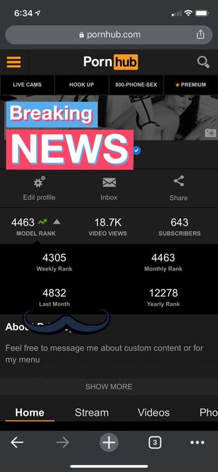 Who&rsquo;s buying the link to my pornhub? #pornhub #porn #FreakFriday https://t.co/gfwSa57vOa<a href="/tag/pornhub"class="tags">#pornhub</a><a href="/tag/porn"class="tags"><span>#porn</span></a><a href="/tag/freakfriday"class="tags"><span>#freakfriday</span></a>