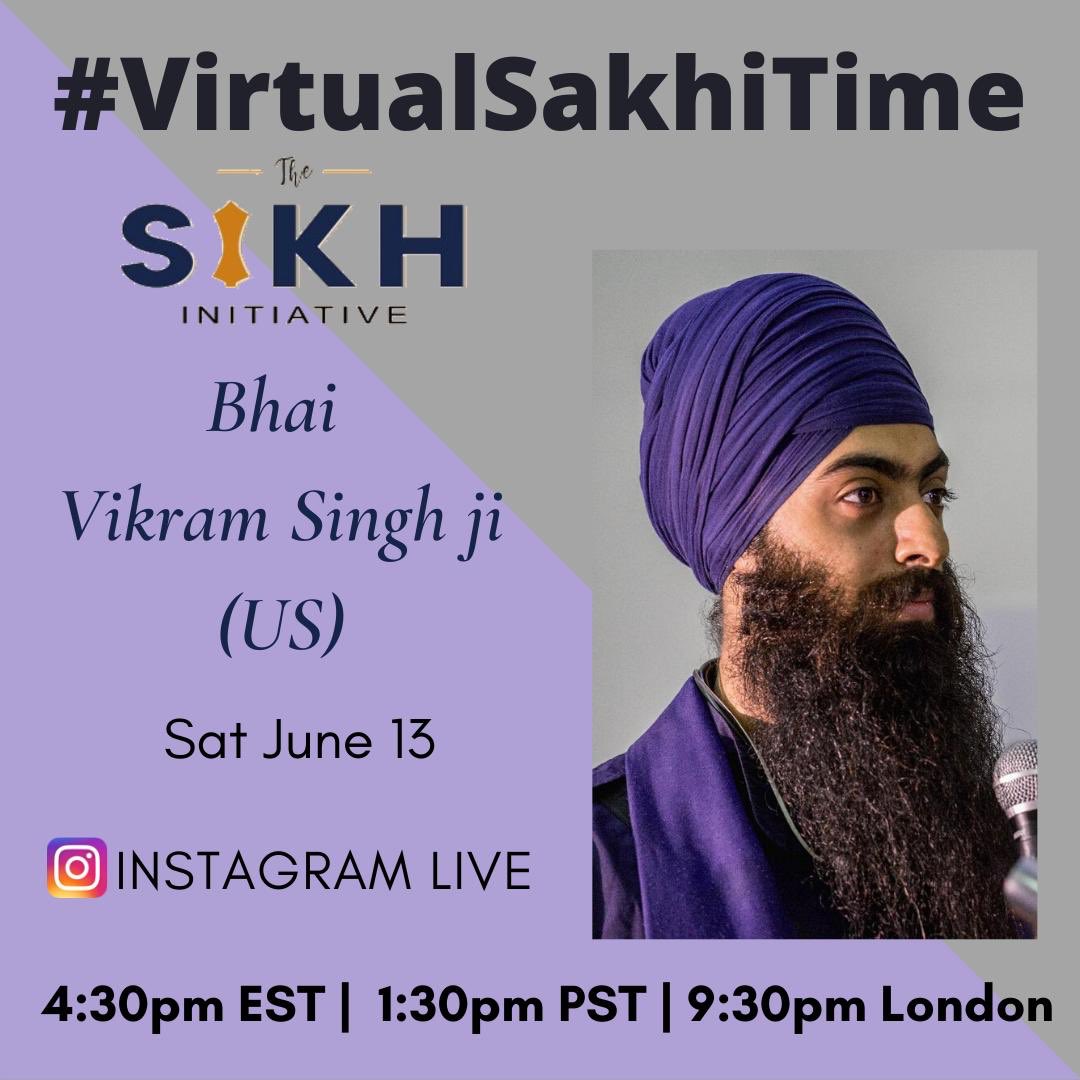 Don’t miss this one. <a href="/AmasinghMagic/">Amasingh</a> might start with some surprise magic tricks 😁🙏🙏 #VirtualSakhiTime on Instagram.com/TheSikhInitiat…
