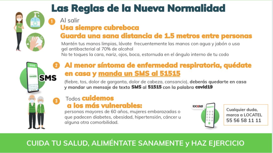 Para la transición ordenada y gradual hacia el semáforo naranja es indispensable seguir estas reglas. #SigamosSiendoResponsables