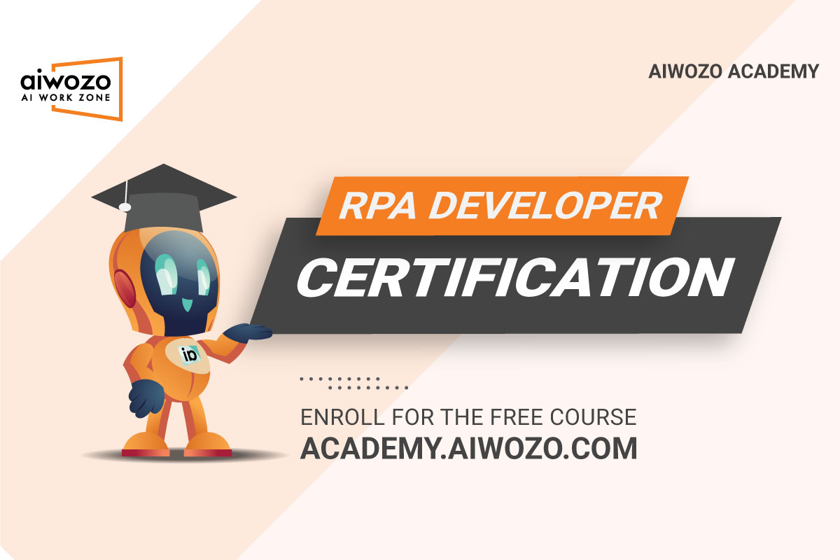 aiwozo's tweet photo. Excited to announce our free RPA Developer course, available now at https://t.co/hznUDoLiRm. Start now & further enhance your #RPA skills!
#AIwozoAcademy #AIwozo #training #certification #rpatraining #rpacertification #rpatools #roboticprocessautomation #artificialintelligence https://t.co/qEsXCjQtfR