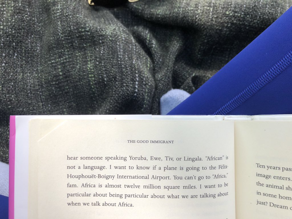 ruhimanek's tweet photo. “The general is where solidarity begins, but the specific is where our lives come into proper view.”

Teju Cole, “On the Blackness of the Panther” in The Good Immigrant. https://t.co/YDNT5fKvH7