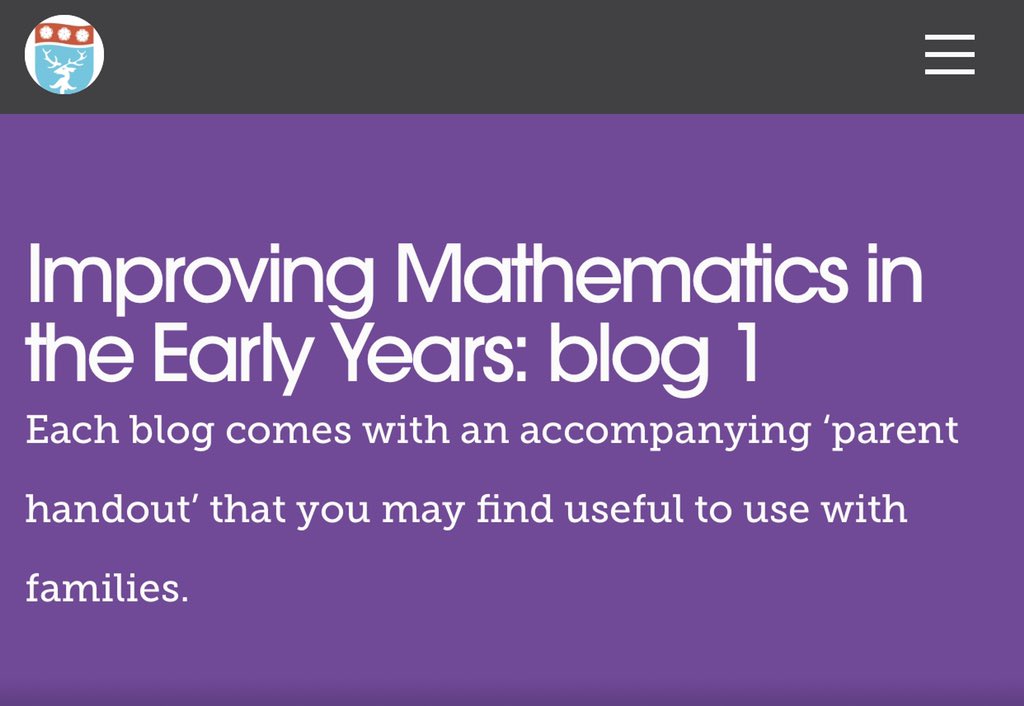 EYFS_TfW_Guru's tweet photo. Calling all EYFS folks!!! This is an Early Maths blog that I have written which has been published by @HuntResearchSch Please feel free the retweet and share. It also includes a parent resource too! #earlynumbersense #maths #EYFS #EYtwittertagteam 
https://t.co/QgXjV57EgJ https://t.co/0bmnmiq9Yy