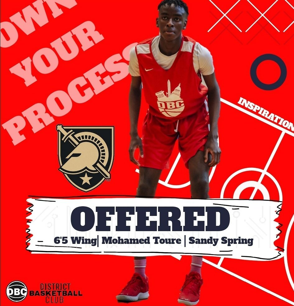 DBCN_'s tweet image. Congratulations  to 2021 Wing @motourebball (@ssfshoops / @DistrictBC) on his offer from Army West Point! 

#ALLWEKNOWISWORK | #Family