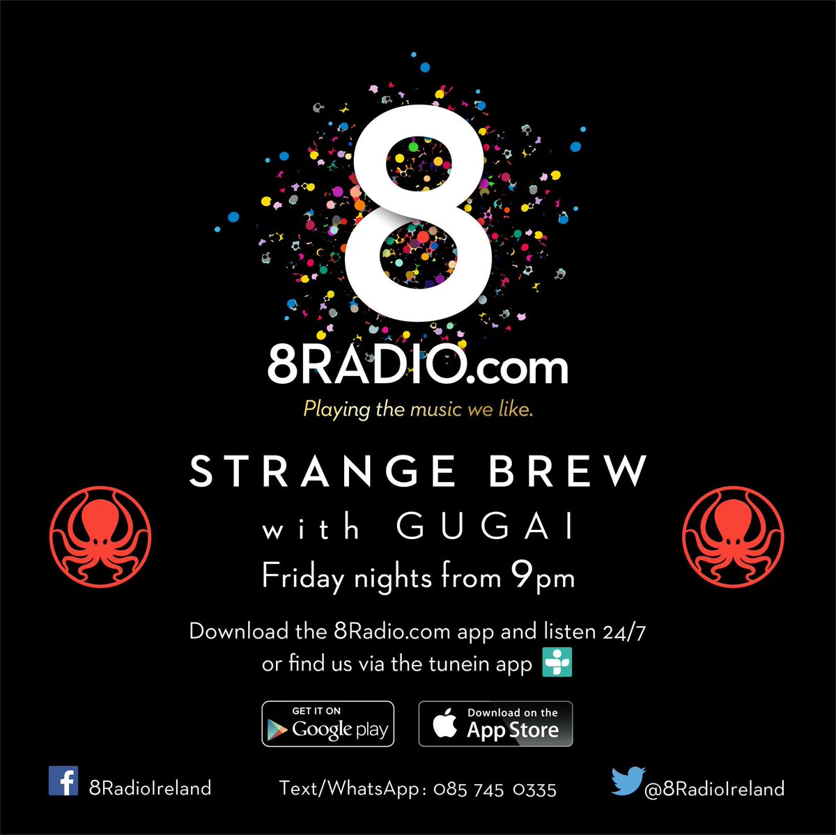 8Radio (@8radioireland) on Twitter photo RN it’s Strange Brew with <a href="/gugai/">gugai</a> on <a href="/MuRliMuRl/">MuRli</a> tells him about a song he loves, and there’s some <a href="/dottmusic/">Dott</a> <a href="/daclockworks/">The Clockworks</a> <a href="/fontainesdublin/">Fontaines D.C.</a> <a href="/Paddyhanna/">Paddy Hanna</a> @everythingshook
<a href="/goodtimejohn/">Good Time John</a> <a href="/DeniseChaila/">denise</a> @PillowQueeens & more! #Try8Radio 🎧➡️8Radio.com RN it’s Strange Brew with <a href="/gugai/">gugai</a> on <a href="/MuRliMuRl/">MuRli</a> tells him about a song he loves, and there’s some <a href="/dottmusic/">Dott</a> <a href="/daclockworks/">The Clockworks</a> <a href="/fontainesdublin/">Fontaines D.C.</a> <a href="/Paddyhanna/">Paddy Hanna</a> @everythingshook
<a href="/goodtimejohn/">Good Time John</a> <a href="/DeniseChaila/">denise</a> @PillowQueeens & more! #Try8Radio 🎧➡️8Radio.com