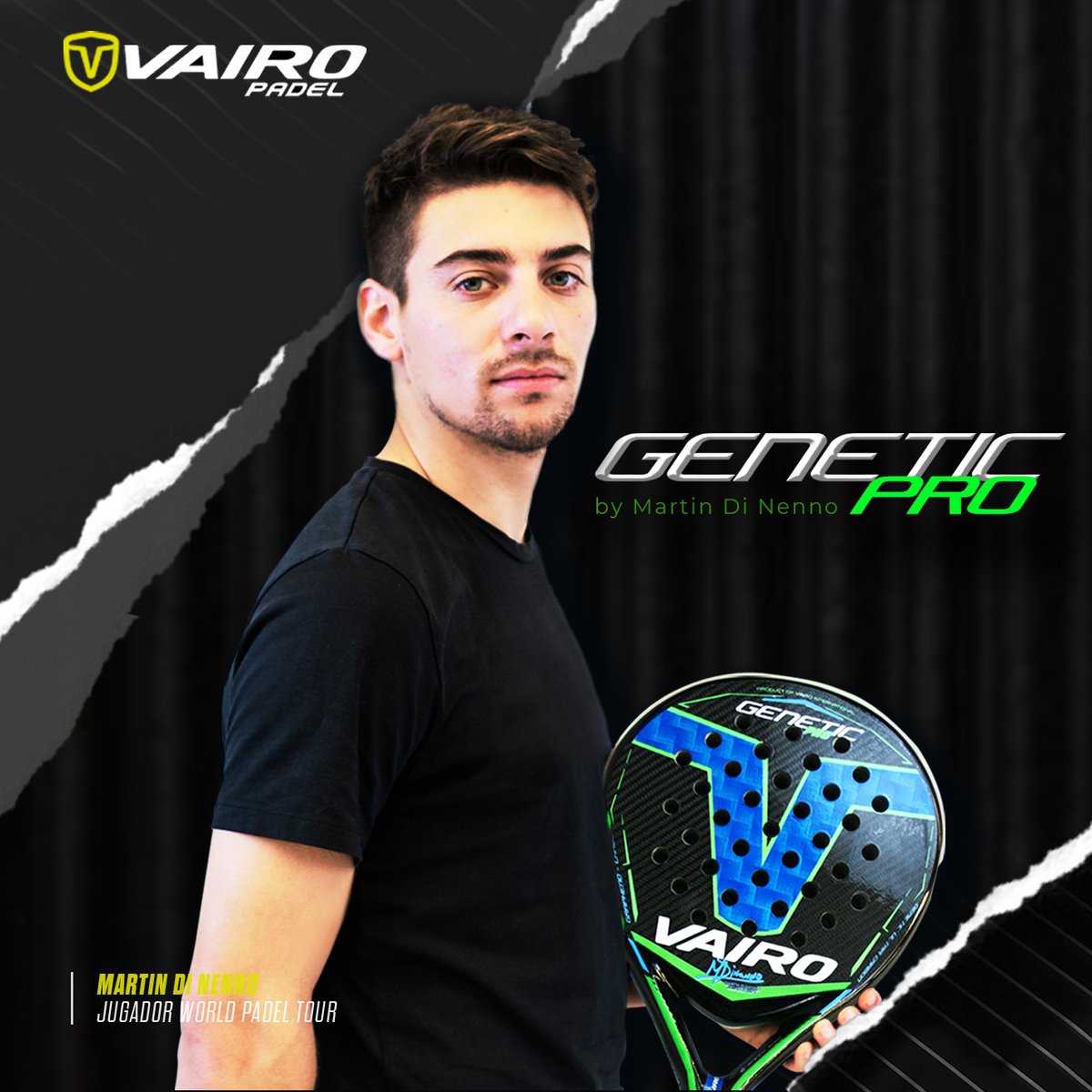 padelvairo's tweet photo. #vairo #geneticpro
Vuelve @mdinenno a las pistas. Vos conoces su pala?
Disponible en las mejores tiendas deportivas y eshops autorizados.
.
✔Carbon 100%
✔Reinforced Profile
✔Speed Shot
✔Foam Imported
✔Anti shock cover protection.
.
#padeltime #padel #vairoteam #wpt https://t.co/CFqD8QnChG
