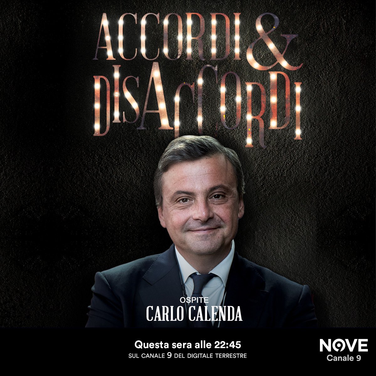 Tante le notizie da commentare questa sera! Lo faremo tra poco ad #AccordiEDisaccordi con @AndreaScanzi, il leader di ‘Azione’ @CarloCalenda e @marcotravaglio. Siateci #12giugno