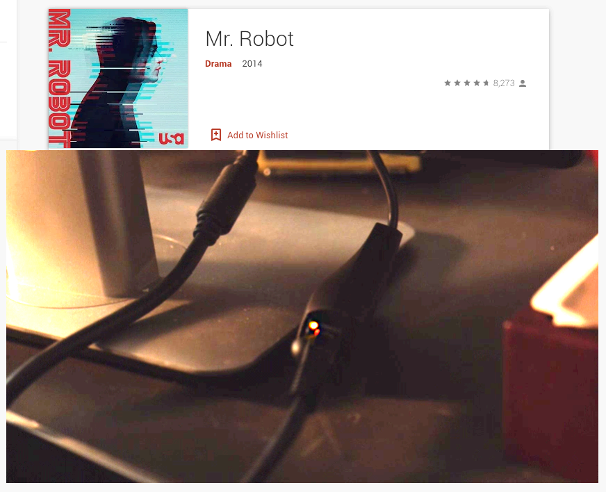 hak5darren's tweet photo. Today I learned the @Hak5 LAN Turtle was used in Mr. Robot season 4 episode 5. How cool is that? @whoismrrobot #lanturtle https://t.co/SMoUGkqzL5