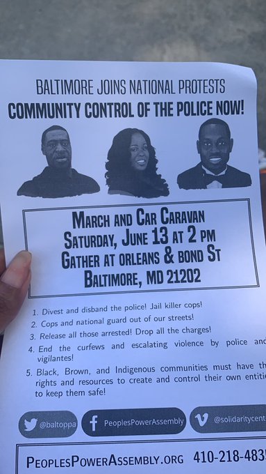 Flyers being distributed at the #DefundBPD rally today https://t.co/8VnWVId5CY<a href="/tag/defundbpd"class="tags">#DefundBPD</a>