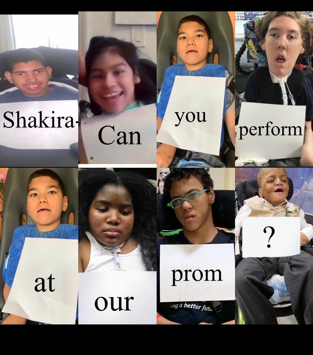 Hey <a href="/shakira/">Shakira</a>, iHOPE, a school in the heart of NYC that serves children and young adults with brain injuries or other brain-based disorders, needs your help in making our #VirtualProm this Thursday one to remember! We’d love your support; DM us for more info! #Disabilities