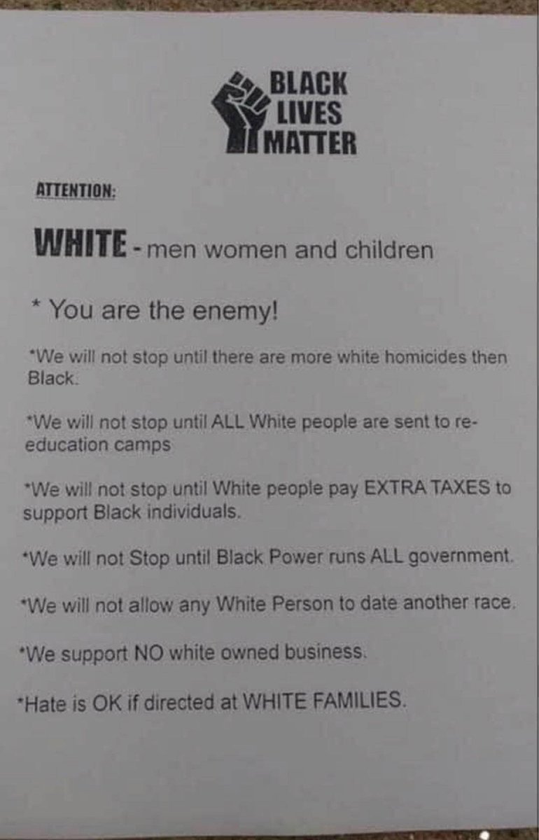 Is this true? BLM? Really?