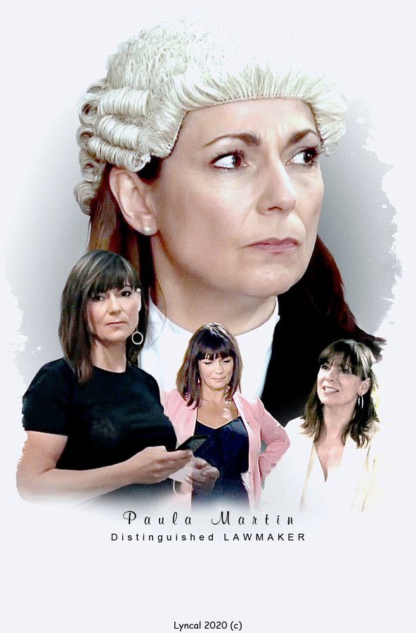 Lyncal3's tweet photo. As our HOT distinguished lawyer is on the case, so thought I would send this again. Looking forward to see Paula do her thing, and Geoff go down! @wirliesgirlies1 @Allaboutsaula @bestofsaula #saula #Corrie π₯πβ€οΈ https://t.co/2PCXOhMSQc