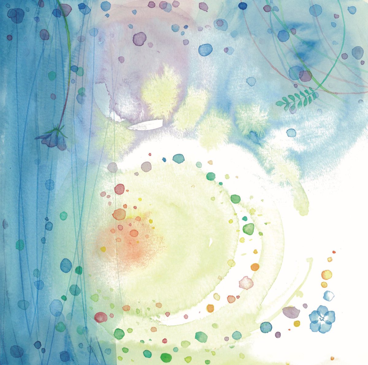 Mpo Ko ピアノソロアルバムのカバーイラストを描かせていただきました ポカポカで心温まる陽だまりのような素敵な音楽でした 描かせていただき有り難うございました Mayumikoba Totheloveofmylife 水彩画 Illustration Drawing T Co